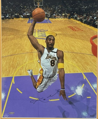 Kobe Bryant Signed Framed 2003 Behind the Glass Photo Lakers LE Auto UDA COA HOF