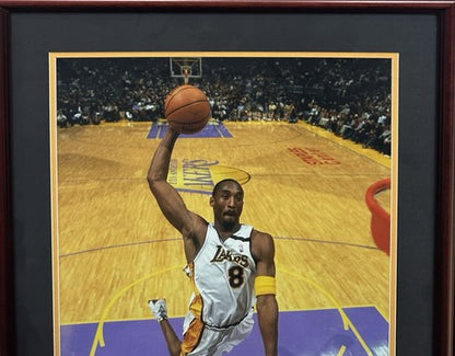 Kobe Bryant Signed Framed 2003 Behind the Glass Photo Lakers LE Auto UDA COA HOF