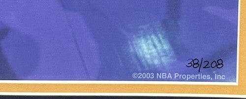 Kobe Bryant Signed Framed 2003 Behind the Glass Photo Lakers LE Auto UDA COA HOF