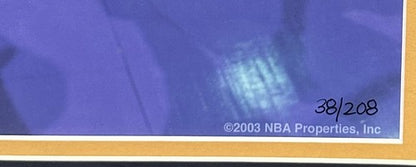 Kobe Bryant Signed Framed 2003 Behind the Glass Photo Lakers LE Auto UDA COA HOF