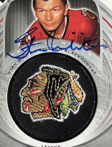 Stan Mikita Blackhawks 2004 /05 Sp Authentic Buyback Patch Auto Mint /14 Trilogy