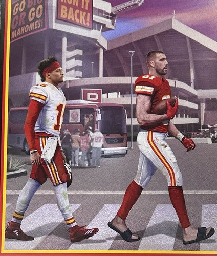 Kansas City Chiefs Dynasty Road 16x20 Framed Litho Photo Patrick Mahomes Kelce