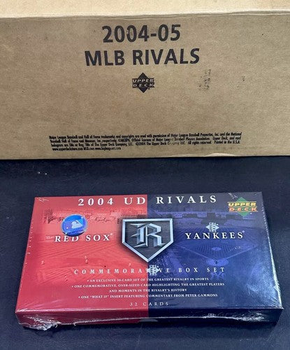 2004 UD Rivals Upper Deck Red Sox Yankees  box 31 Card Set With 1 Insert Per Box