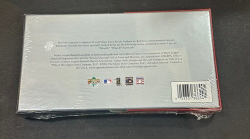2004 UD Rivals Upper Deck Red Sox Yankees  box 31 Card Set With 1 Insert Per Box