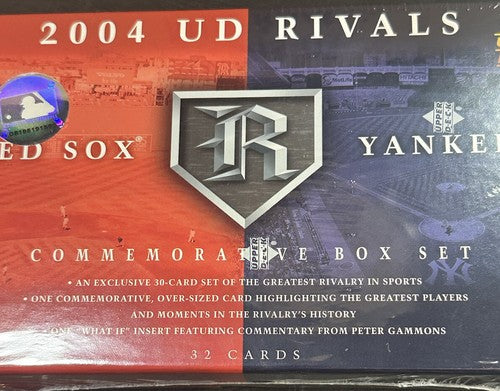 2004 UD Rivals Upper Deck Red Sox Yankees  box 31 Card Set With 1 Insert Per Box