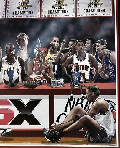 The Last Dance 16x20 Framed Lithograph Photo Michael Jordan Kobe Bryant Pippen