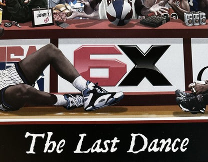 The Last Dance 16x20 Framed Lithograph Photo Michael Jordan Kobe Bryant Pippen