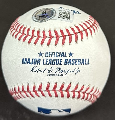 Mark Vientos Signed Official MLB Baseball New York Mets Mint Autograph BAS COA