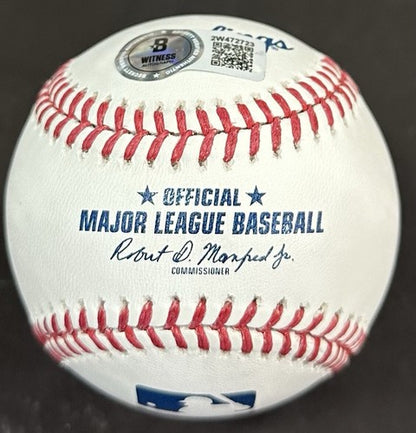 Mark Vientos Signed Official MLB Baseball New York Mets Mint Autograph BAS COA