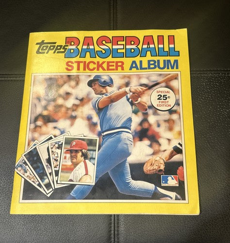 1981 Topps Baseball Stickers Complete Set #1-#262 w/All Foils and Album In Book