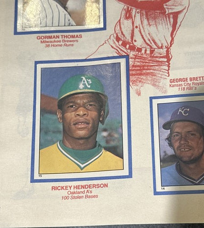 1981 Topps Baseball Stickers Complete Set #1-#262 w/All Foils and Album In Book