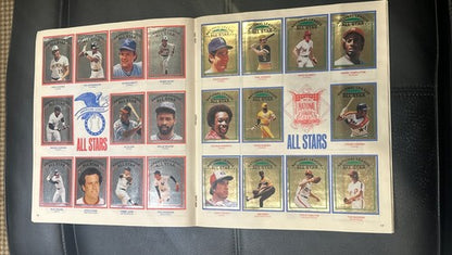 1981 Topps Baseball Stickers Complete Set #1-#262 w/All Foils and Album In Book