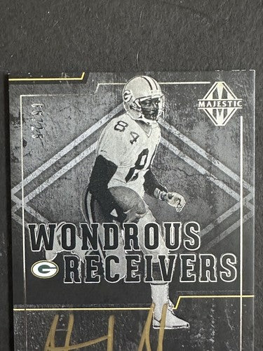 2017 Panini Majestic Wondrous Receivers Sterling Sharpe Mint Hof Auto Packers LE