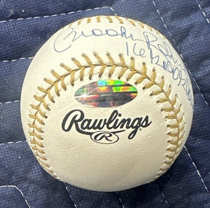Brooks Robinson Signed Mlb Gold Glove Baseball 16 Gold Gloves Auto Steiner Holo