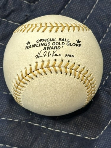Paul Blair Signed Mlb Gold Glove Baseball 8 Gold Gloves Auto Steiner Coa Yankees