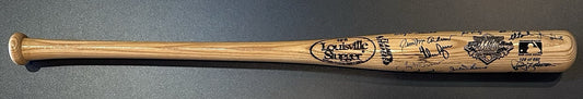 NY Mets 1969 WS Champs Team Signed LS LE Bat Nolan Ryan Tom Seaver 25 Auto JSA