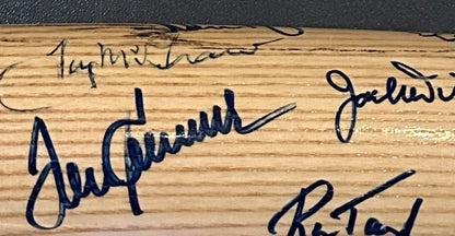 NY Mets 1969 WS Champs Team Signed LS LE Bat Nolan Ryan Tom Seaver 25 Auto JSA