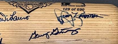 NY Mets 1969 WS Champs Team Signed LS LE Bat Nolan Ryan Tom Seaver 25 Auto JSA