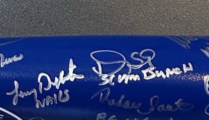 NY Mets 1986 World Series Team Signed Bat Hernandez 28 Nickname Auto Steiner Coa