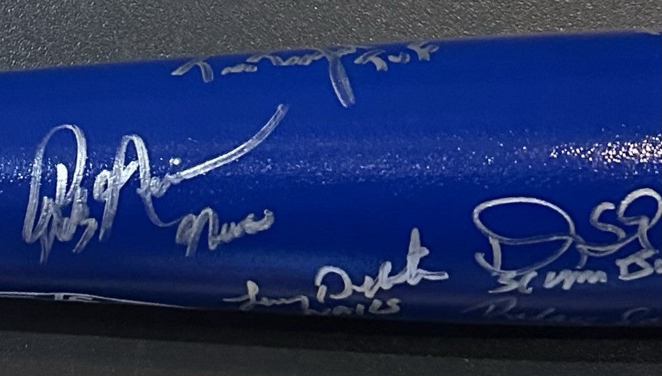 NY Mets 1986 World Series Team Signed Bat Hernandez 28 Nickname Auto Steiner Coa
