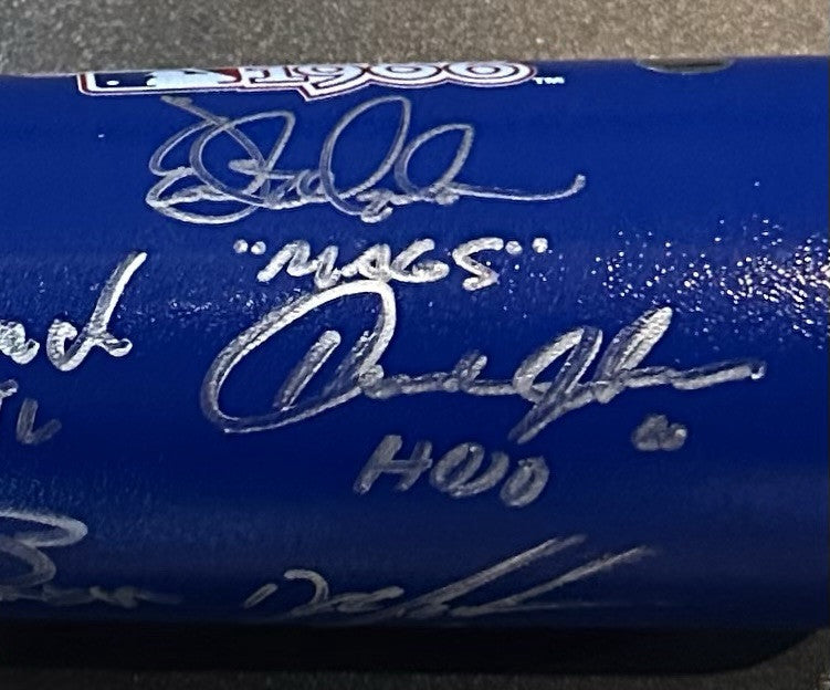 NY Mets 1986 World Series Team Signed Bat Hernandez 28 Nickname Auto Steiner Coa
