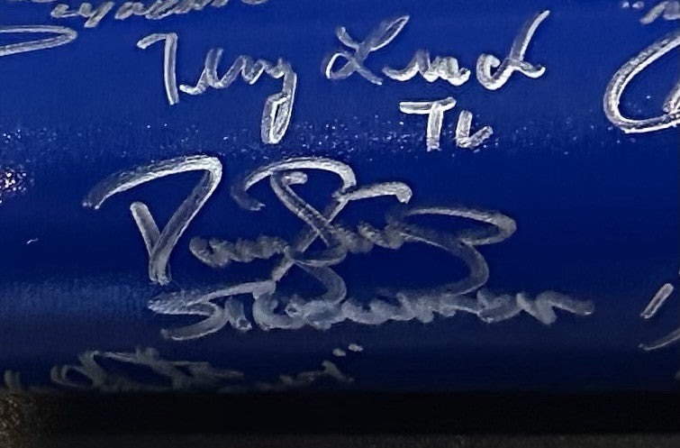 NY Mets 1986 World Series Team Signed Bat Hernandez 28 Nickname Auto Steiner Coa