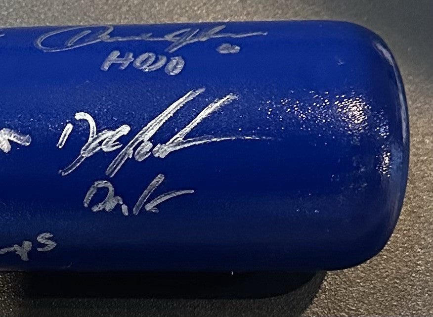 NY Mets 1986 World Series Team Signed Bat Hernandez 28 Nickname Auto Steiner Coa