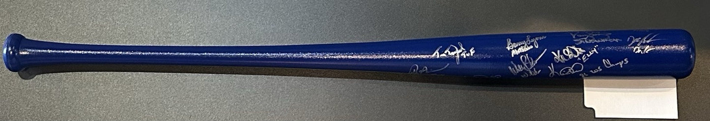 NY Mets 1986 World Series Team Signed Bat Hernandez 28 Nickname Auto Steiner Coa