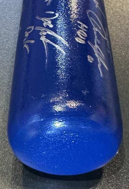 NY Mets 1986 World Series Team Signed Bat Hernandez 28 Nickname Auto Steiner Coa