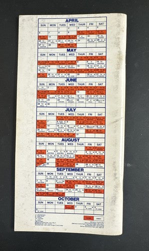 1980 New York Mets PRESS RADIO  TV Information Media GUIDE Rare Nm Crisp