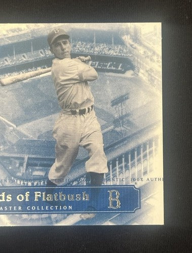 2000 Upper Deck Master Collection Pee Wee Reese Legends Flatbush Game Used Bat