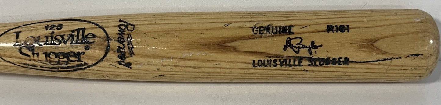 Don Baylor Game Used Louisville Slugger Genuine R161 Model Bat Angels CBM COA