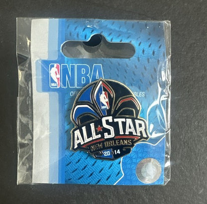 2014 Nba ALL STAR Game Lapel Pin Mint Sealed Licensed Holo Kyrie Irving MVP