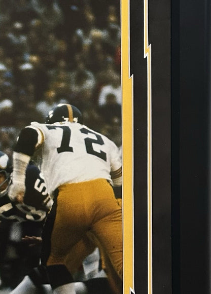 Franco Harris Signed 16x20 Framed Photo Steelers Autograph Bradshaw Steiner HOF