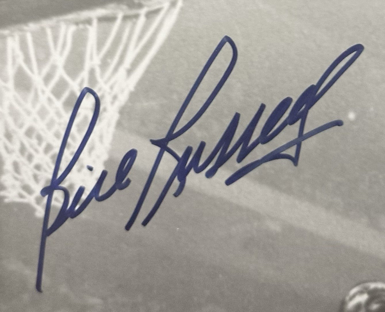 Wilt Chamberlain & Bill Russell Signed 16x20 Framed Photo Mint Hof Auto PSA LOA