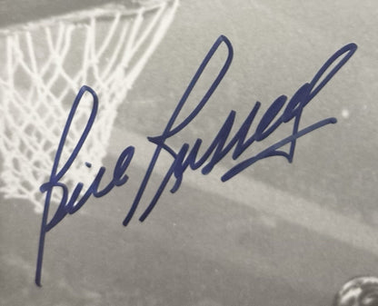 Wilt Chamberlain & Bill Russell Signed 16x20 Framed Photo Mint Hof Auto PSA LOA