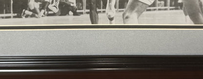 Wilt Chamberlain & Bill Russell Signed 16x20 Framed Photo Mint Hof Auto PSA LOA
