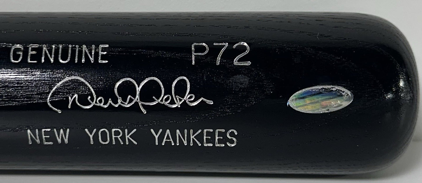 Derek Jeter Signed LS P72 Game Model Bat NY Yankees 2004 Auto Steiner MLB COA