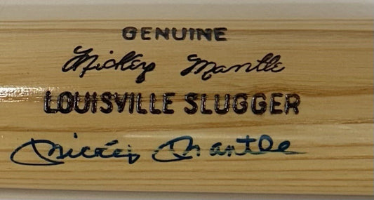 Mickey Mantle Signed LS Packer Hand Painted Model Bat Yankees Autograph PSA HOF