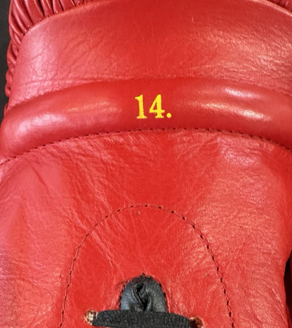 Muhammad Ali Signed Red Everlast Boxing Glove Pair Mint Autograph Steiner OA COA