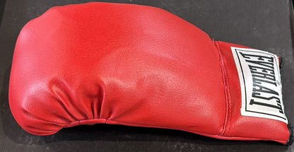 Muhammad Ali Signed Red Everlast Boxing Glove Pair Mint Autograph Steiner OA COA