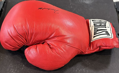 Muhammad Ali Signed Red Everlast Boxing Glove Pair Mint Autograph Steiner OA COA