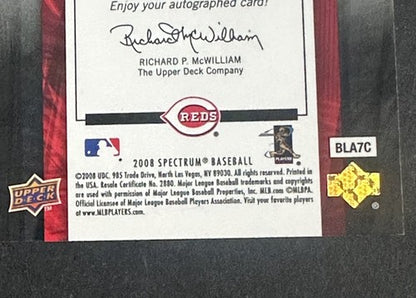 2008 Spectrum Rookie Signatures Joey Votto Mint Auto 3/10 Gold Rare Sp Reds Rc