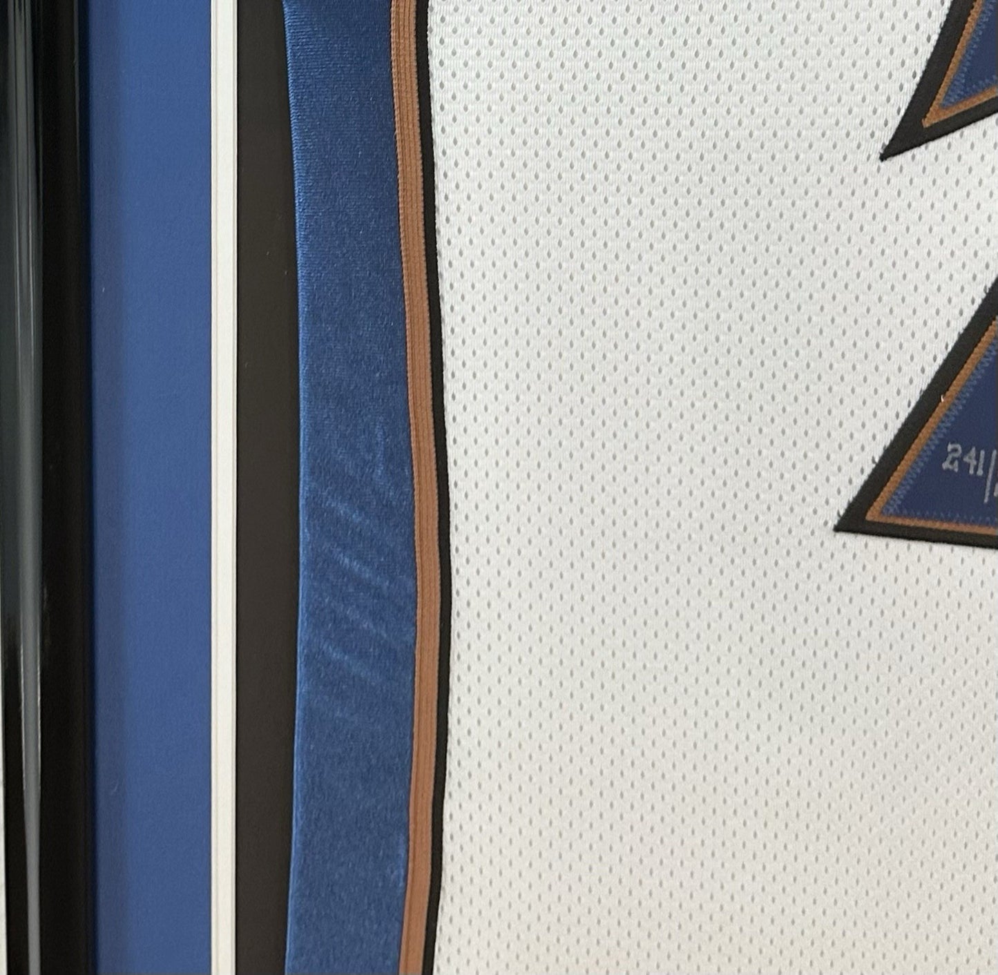 Michael Jordan Signed Framed 9/11 Patch Wizards Jersey /275 Auto UDA COA HOF