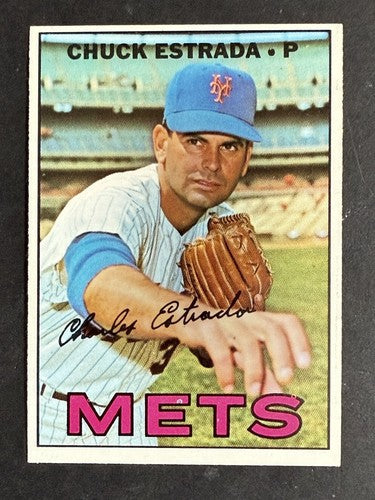 1967 Topps Set-Break High #537 Chuck Estrada Mint Beauty Ny Mets