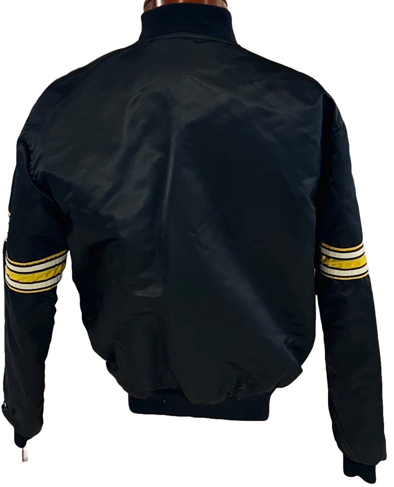 Pittsburgh Steelers Vintage NFL Authentic Pro Line Starter Bomber Jacket Size L