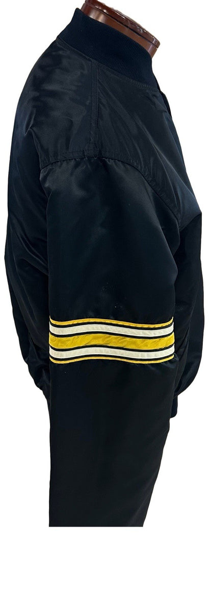 Pittsburgh Steelers Vintage NFL Authentic Pro Line Starter Bomber Jacket Size L