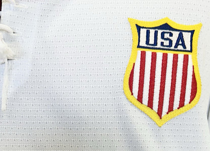Derek Stepan Game Used Nike USA Hockey 2014 Olympics #12 Jersey Sochi Patch COA