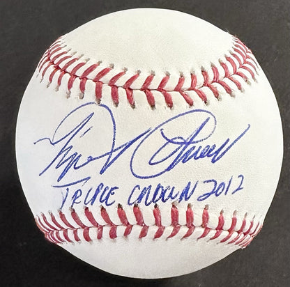 Miguel Cabrera Signed MLB Baseball Tigers Triple Crown 2012 Autograph MLB Holo