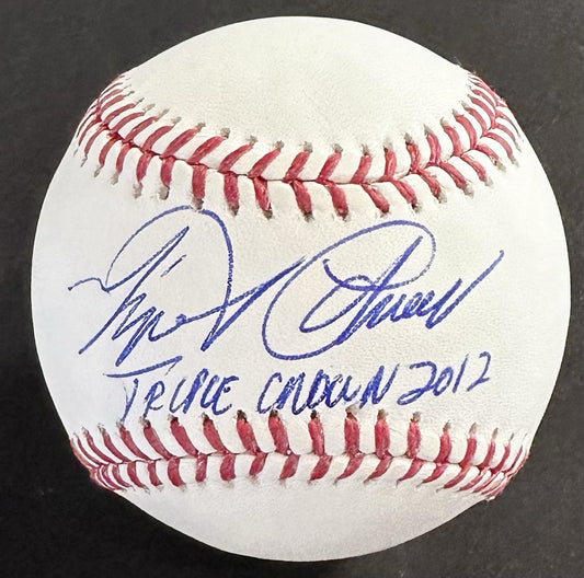 Miguel Cabrera Signed MLB Baseball Tigers Triple Crown 2012 Autograph MLB Holo